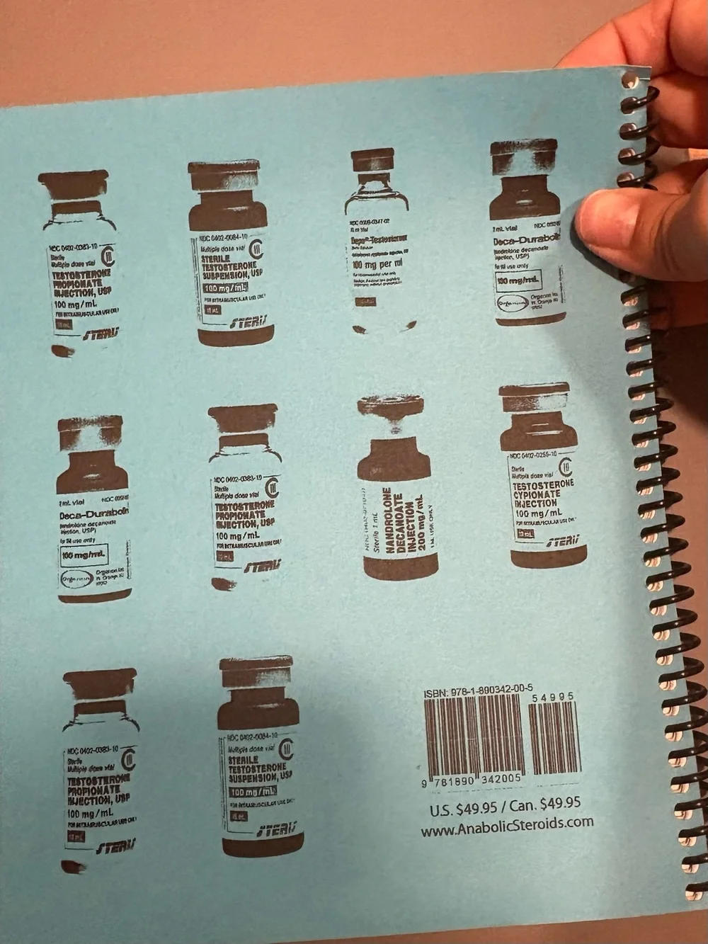 The Steroid Bible spiralbound book